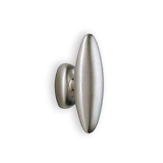 Smedbo B480 1/1/2 in. Ellipse Knob in Brushed Nickel from the Design Collection